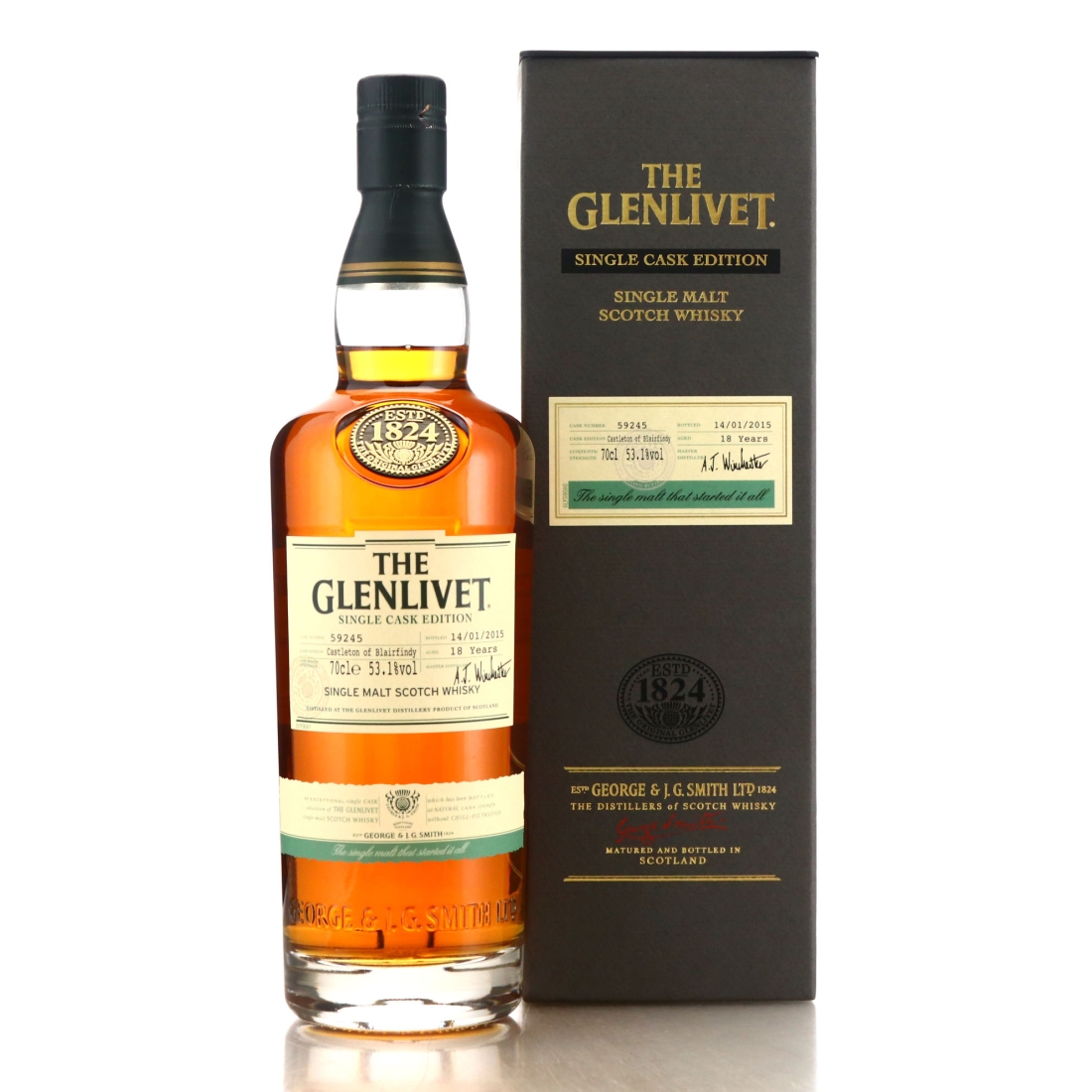 Glenlivet 18 Year Old Single Cask #59245 / Castleton of Blairfindy