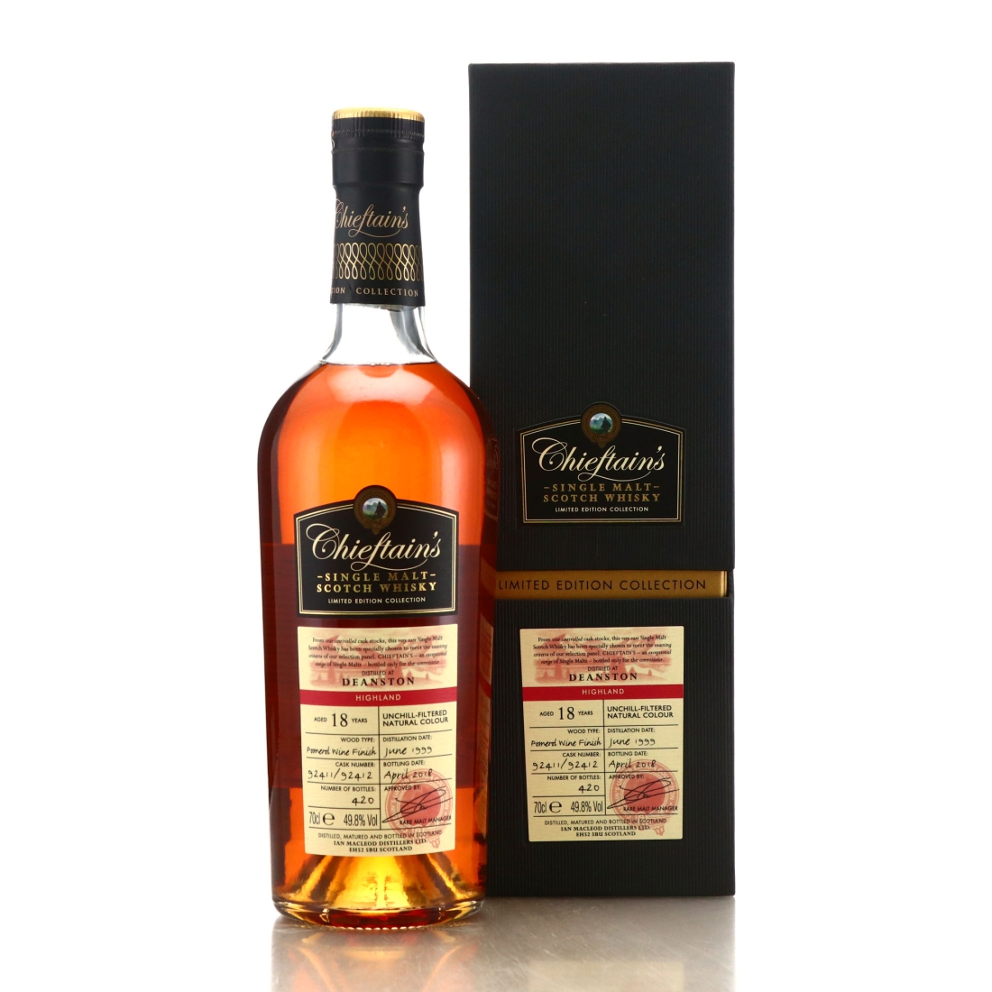 Deanston 1999 Chieftain's 18 Year Old
