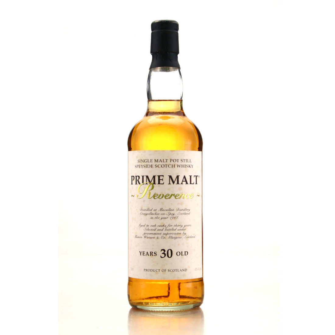 Macallan 1968 Prime Malt 30 Year Old 75cl / Carlton Import, US