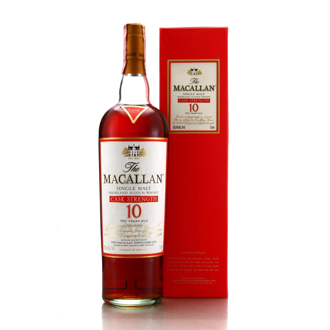 Macallan 10 Year Old Cask Strength 1 Litre mid-2000s / 58.6%