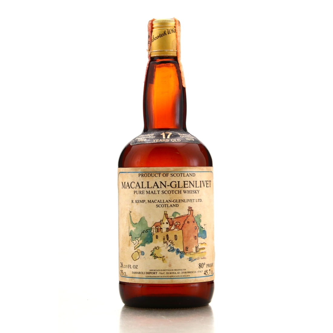 Macallan 1962 Samaroli 17 Year Old / Cadenhead's 1979