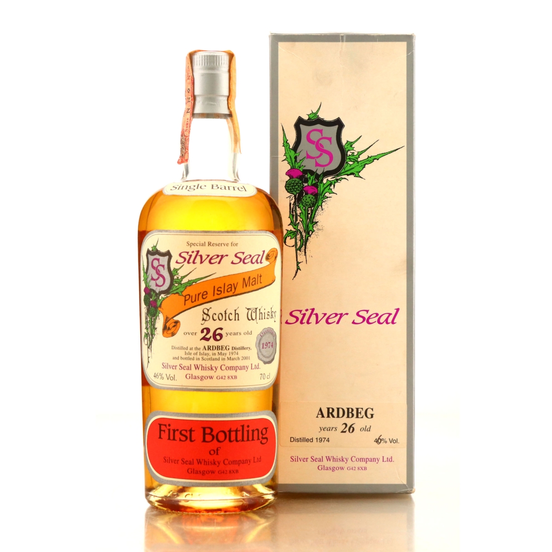 Ardbeg 1974 Silver Seal 26 Year Old / First Bottling
