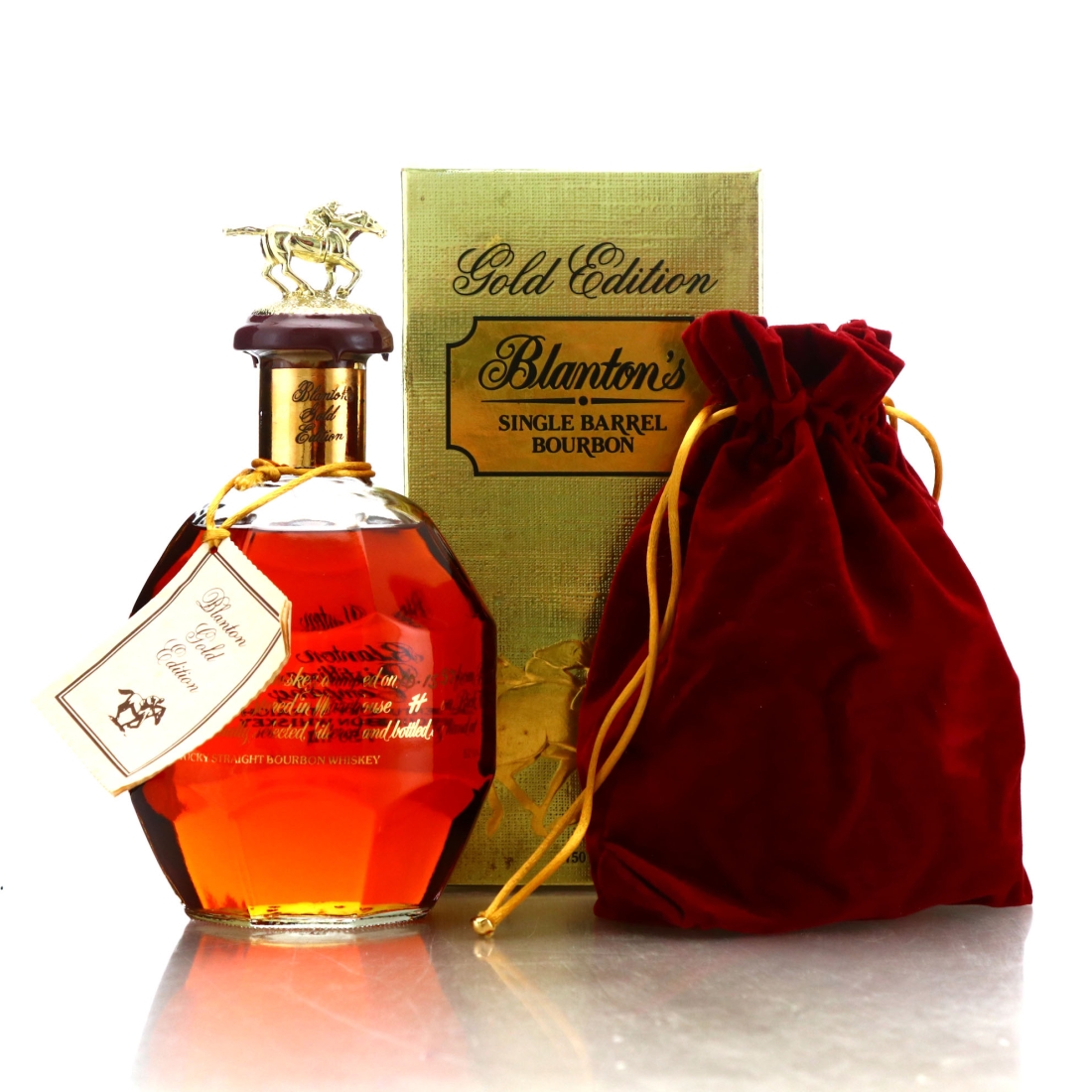 Blanton's Single Barrel Gold Edition dumped 1997 Gold Takara