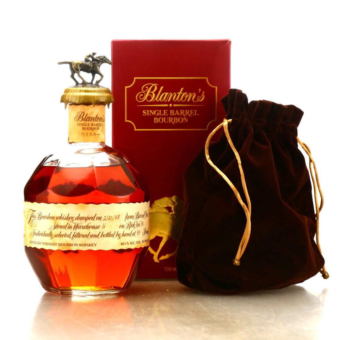 Blanton's Single Barrel dumped 1998 Red Takara