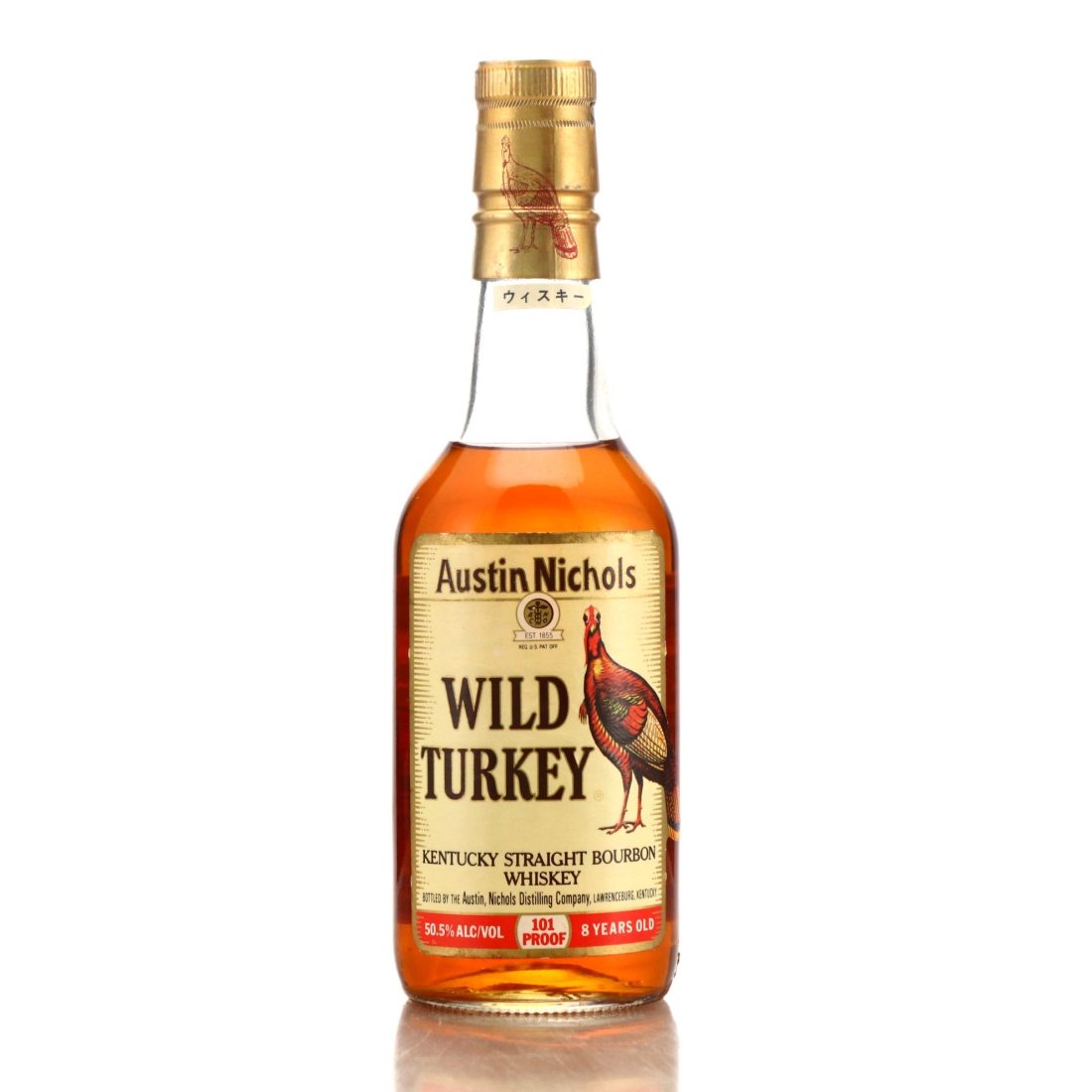 Wild Turkey 8 Year Old 101 Proof Kentucky Straight Bourbon 37.5cl 1991