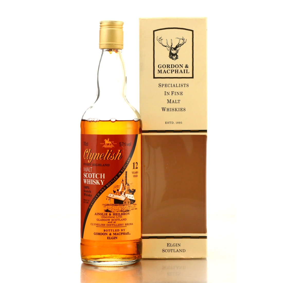 Clynelish 12 Year Old Ainslie and Heilbron 57% 1990s