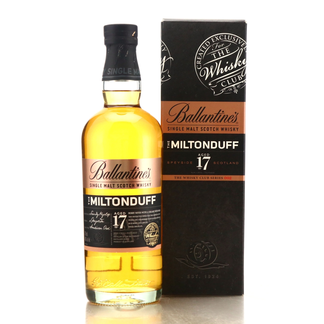 Miltonduff 17 Year Old / The Whisky Club