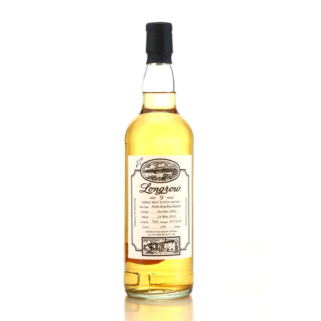 Longrow 2002 Fresh Bourbon Barrel 9 Year Old / Campbeltown Malts Festival 2012