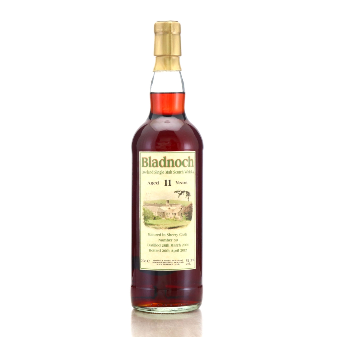 Bladnoch 2001 Single Sherry Cask 11 Year Old #59