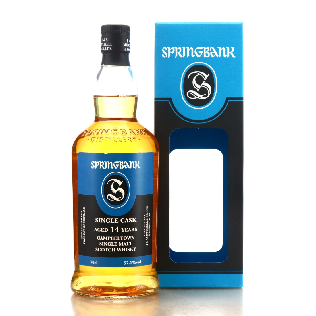 Springbank 2003 Single Rum Cask 14 Year Old / Cadenhead's Edinburgh Shop