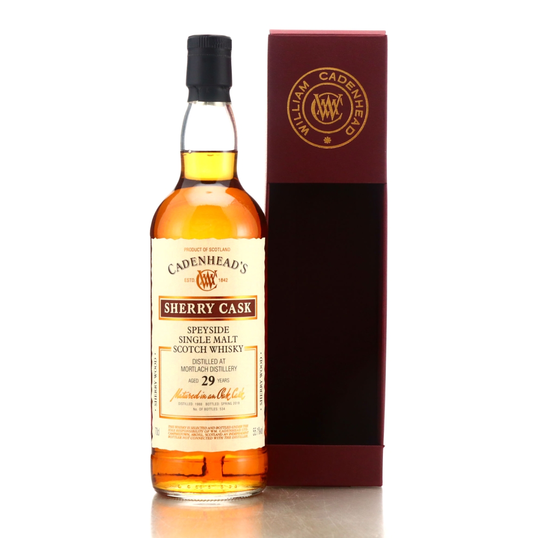Mortlach 1988 Cadenhead's 29 Year Old Sherry Cask