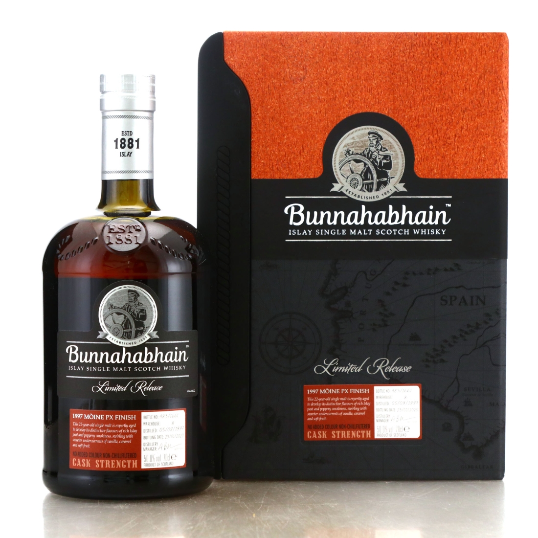 Bunnahabhain Moine 1997 PX Finish 22 Year Old 