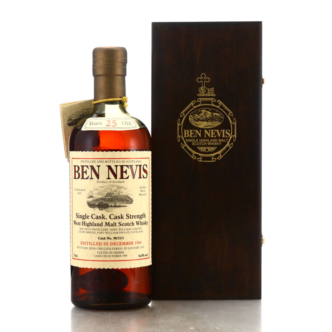 Ben Nevis 1984 Single Sherry Cask 25 Year Old #98-35-1