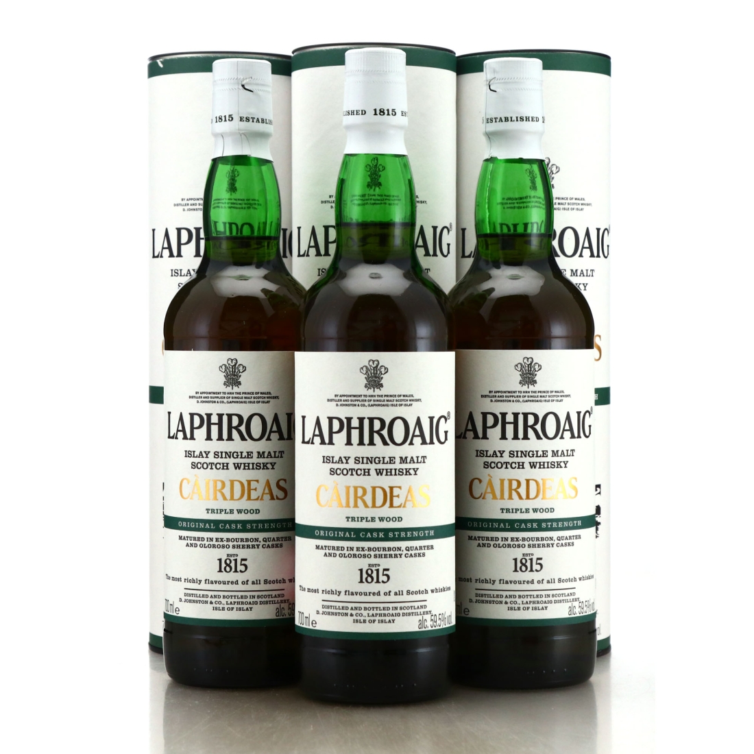 Laphroaig Cairdeas Triple Wood 3 x 70cl / Feis Ile 2019