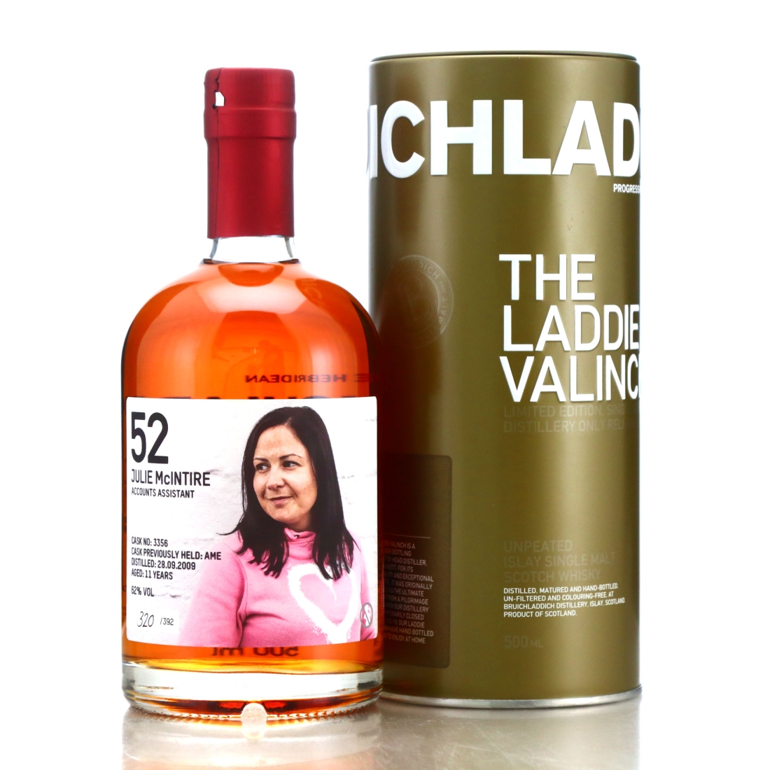 Bruichladdich 2009 Julie McIntire Valinch 11 Year Old / Amerone