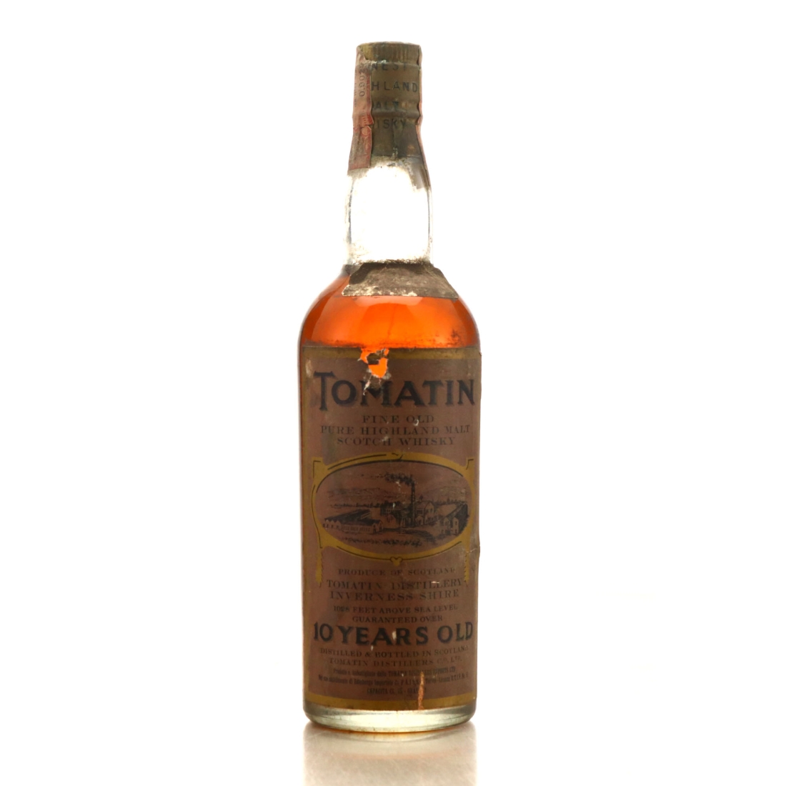 Tomatin 10 Year Old 1960s
