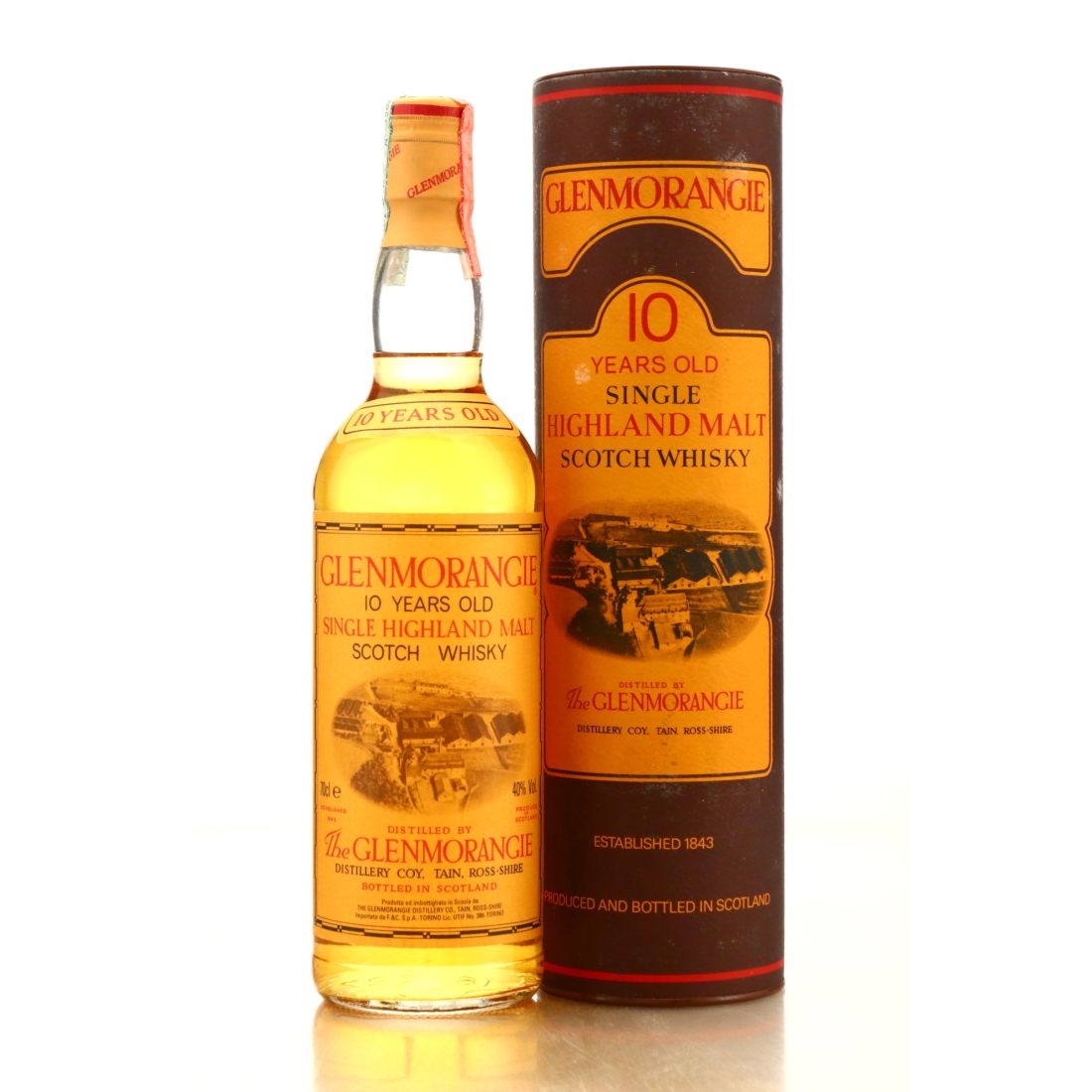 Glenmorangie 10 Year Old 1990s / F&C Import