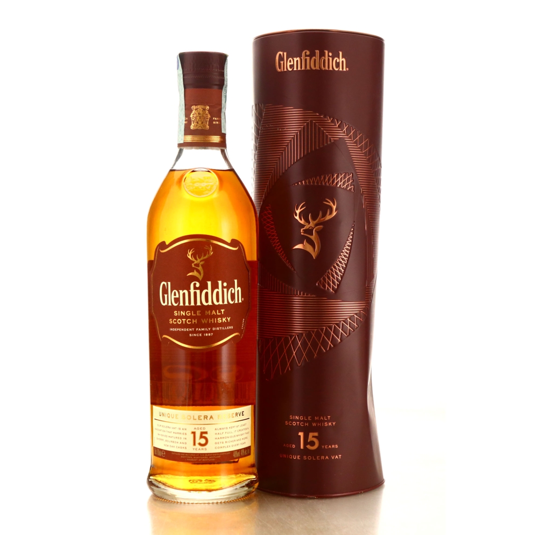 Glenfiddich 15 Year Old Unique Solera Reserve pre-2019