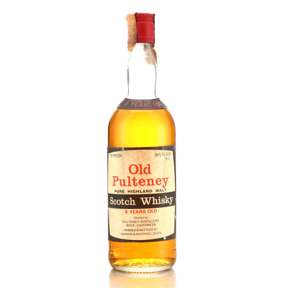 Old Pulteney 8 Year Old Gordon and MacPhail 1970s