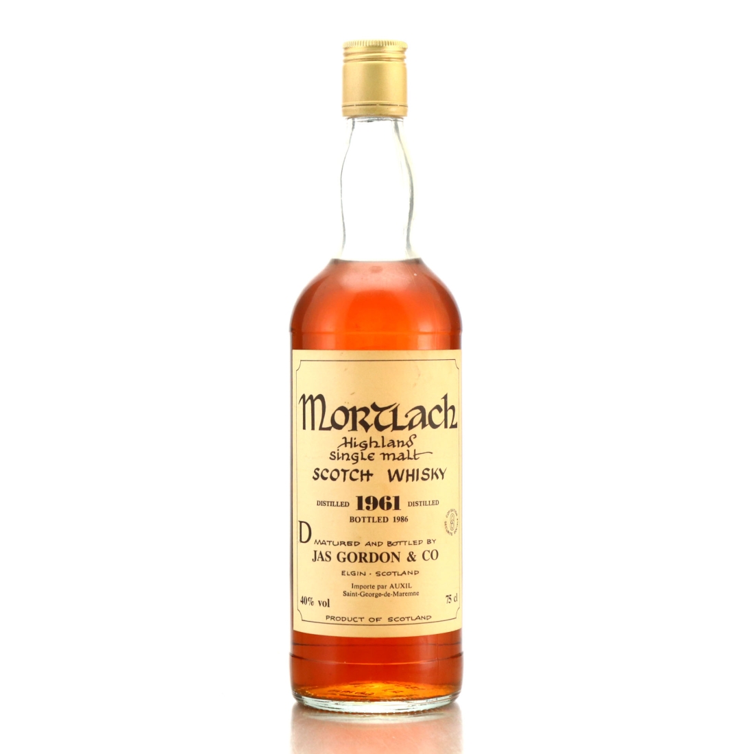 Mortlach 1961 Gordon and MacPhail / Auxil Import
