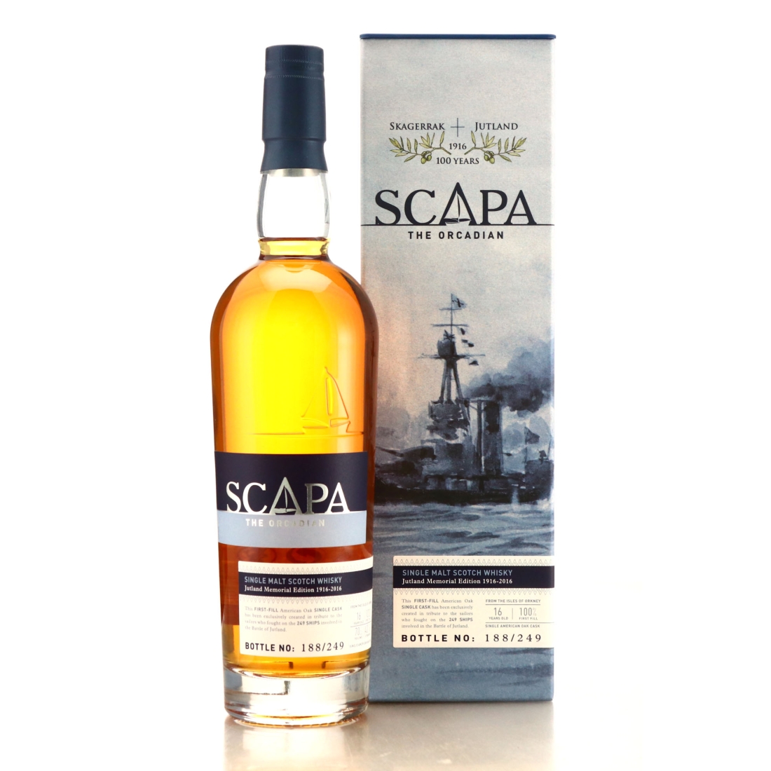 Scapa 16 Year Old Jutland Memorial 100th Annivesary Edition / Single Cask