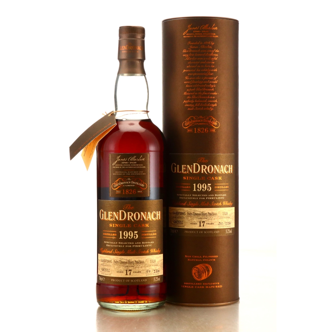 Glendronach 1995 Single PX Cask 17 Year Old #1520 / Pikkulintu