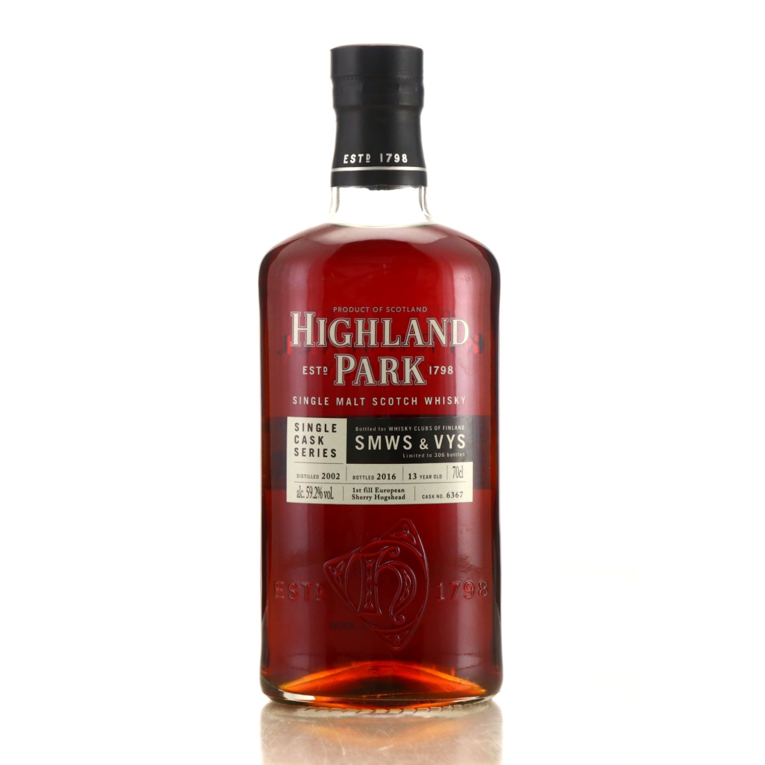 Highland Park 2002 Single Cask 13 Year Old #6367 / SMWS & VYS