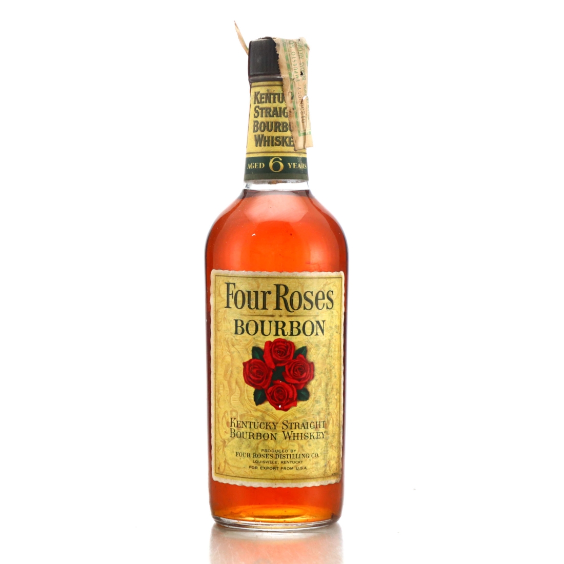 Four Roses 6 Year Old Kentucky Straight Bourbon 1970s