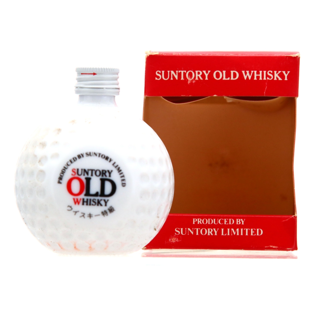 Suntory Old Whisky Golf Ball Bottle 10cl