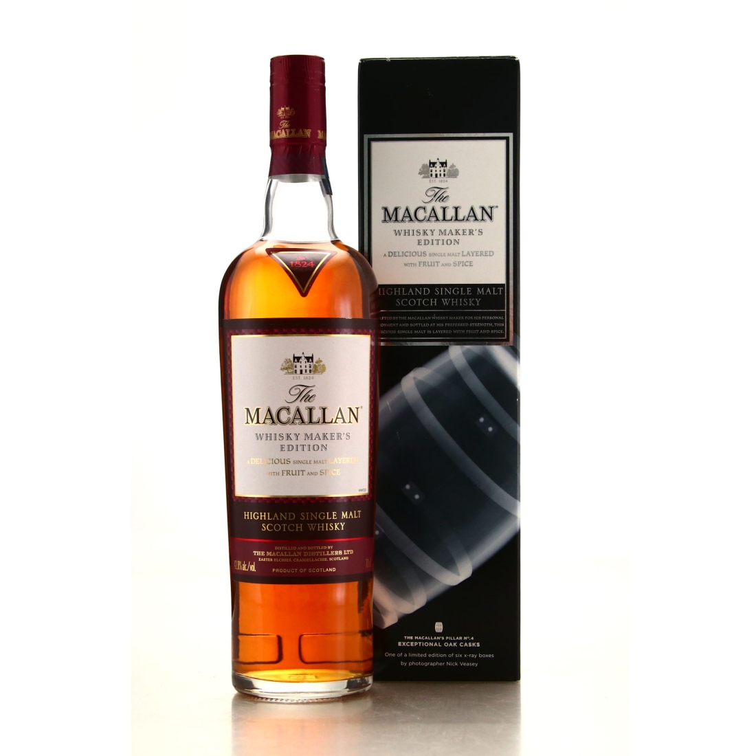 Macallan Whisky Maker's Edition Exceptional Oak Casks / Nick Veasey Six Pillars
