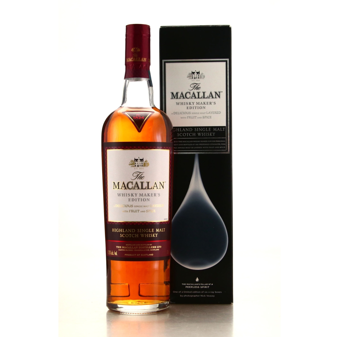 Macallan Whisky Maker's Edition Peerless Spirit / Nick Veasey Six Pillars