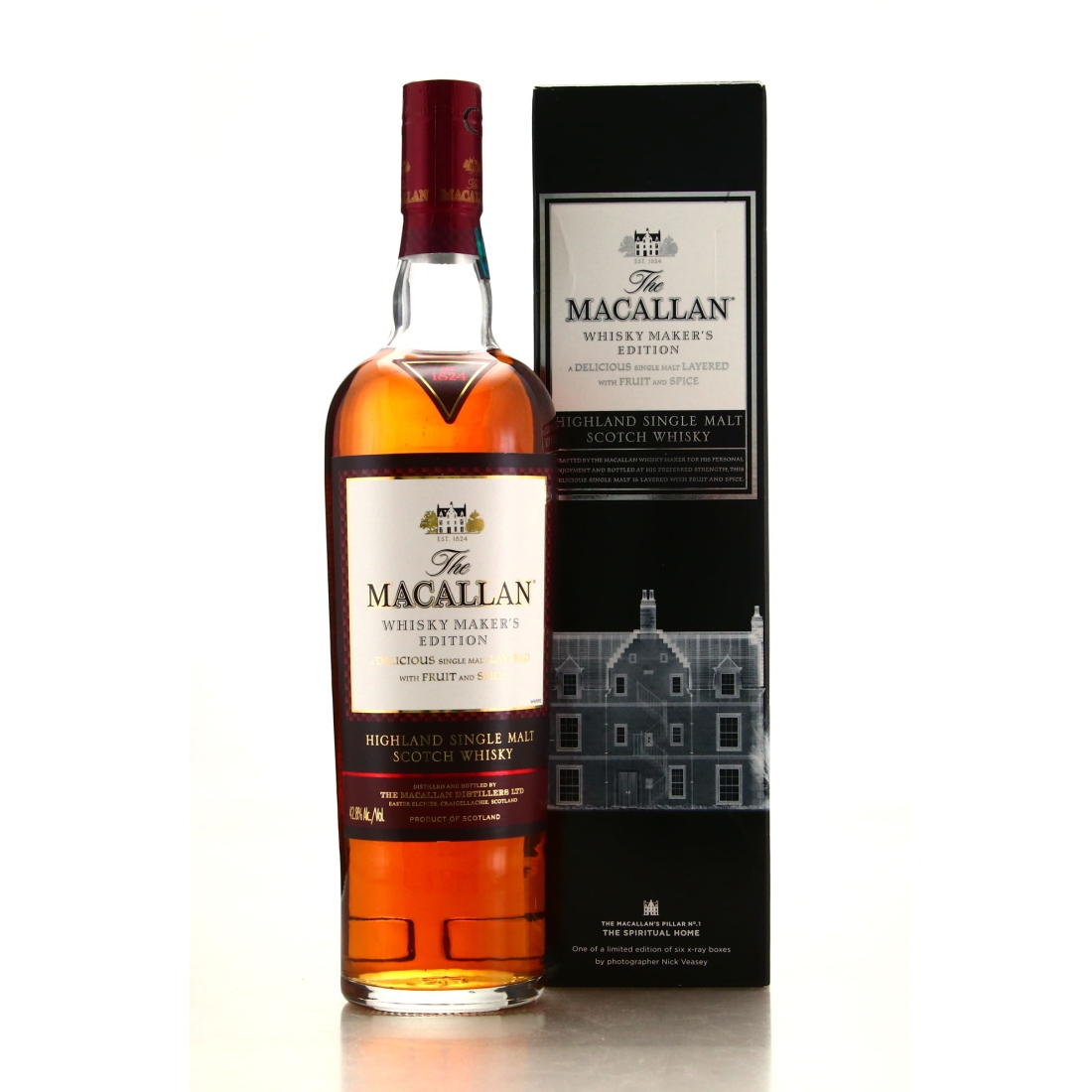Macallan Whisky Maker's Edition Spiritual Home / Nick Veasey Six Pillars