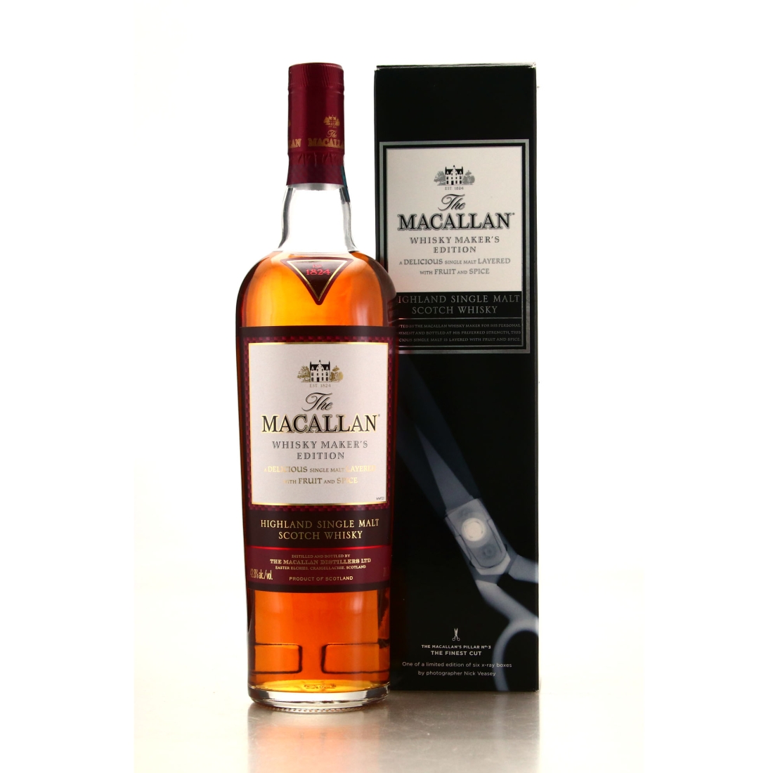 Macallan Whisky Maker's Edition Finest Cut / Nick Veasey Six Pillars
