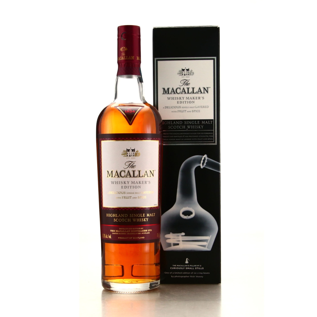 Macallan Whisky Maker's Edition Curiously Small Stills / Nick Veasey Six Pillars