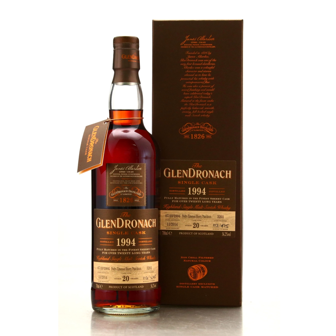 Glendronach 1994 Single PX Cask 20 Year Old #3201 / Batch 11