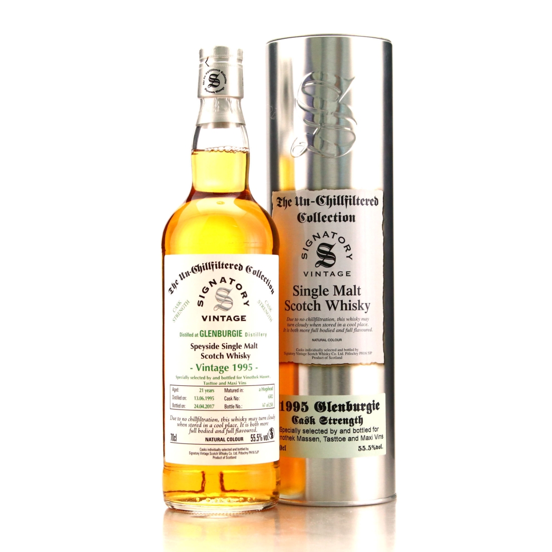 Glenburgie 1995 Signatory Vintage 21 Year Old / Vinothek Massen