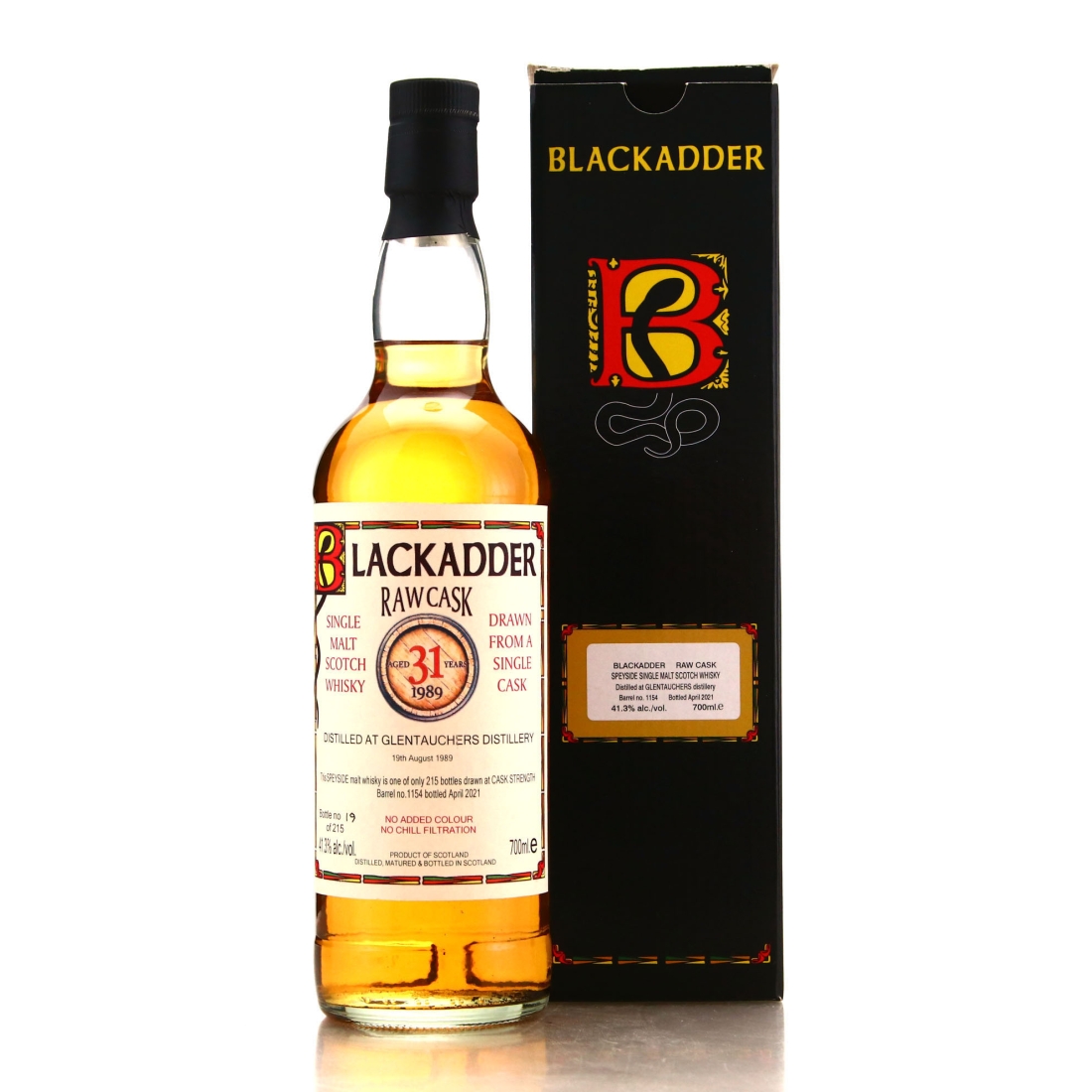 Glentauchers 1989 Blackadder 31 Year Old Raw Cask
