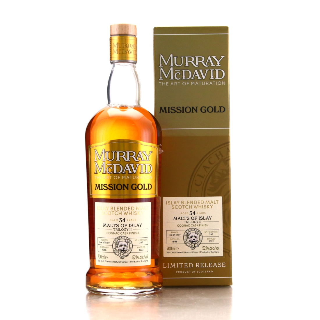 Islay Blended Malt 1988 Murray McDavid 34 Year Old Mission Gold