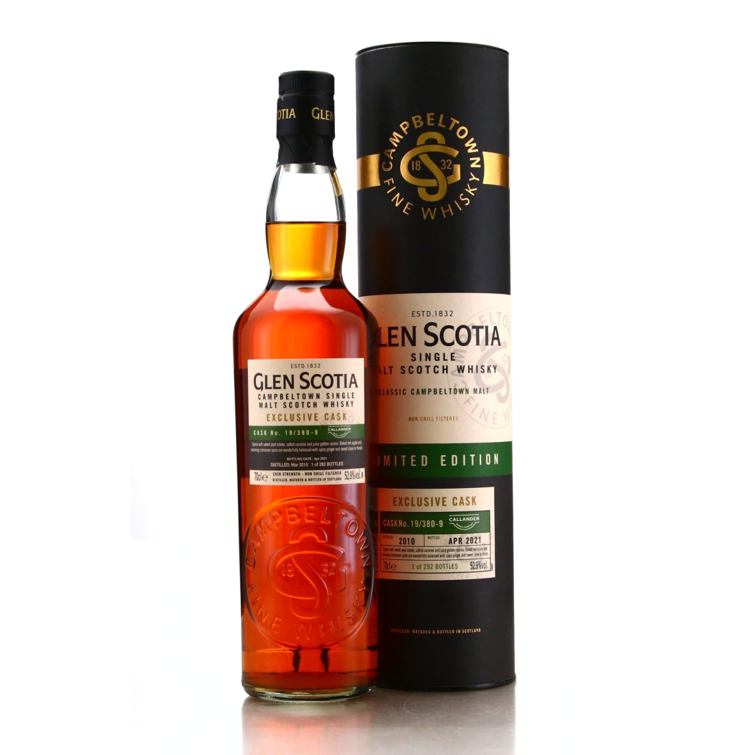 Glen Scotia 2010 Single Cask #19/380-9 / Callander Drinks Co