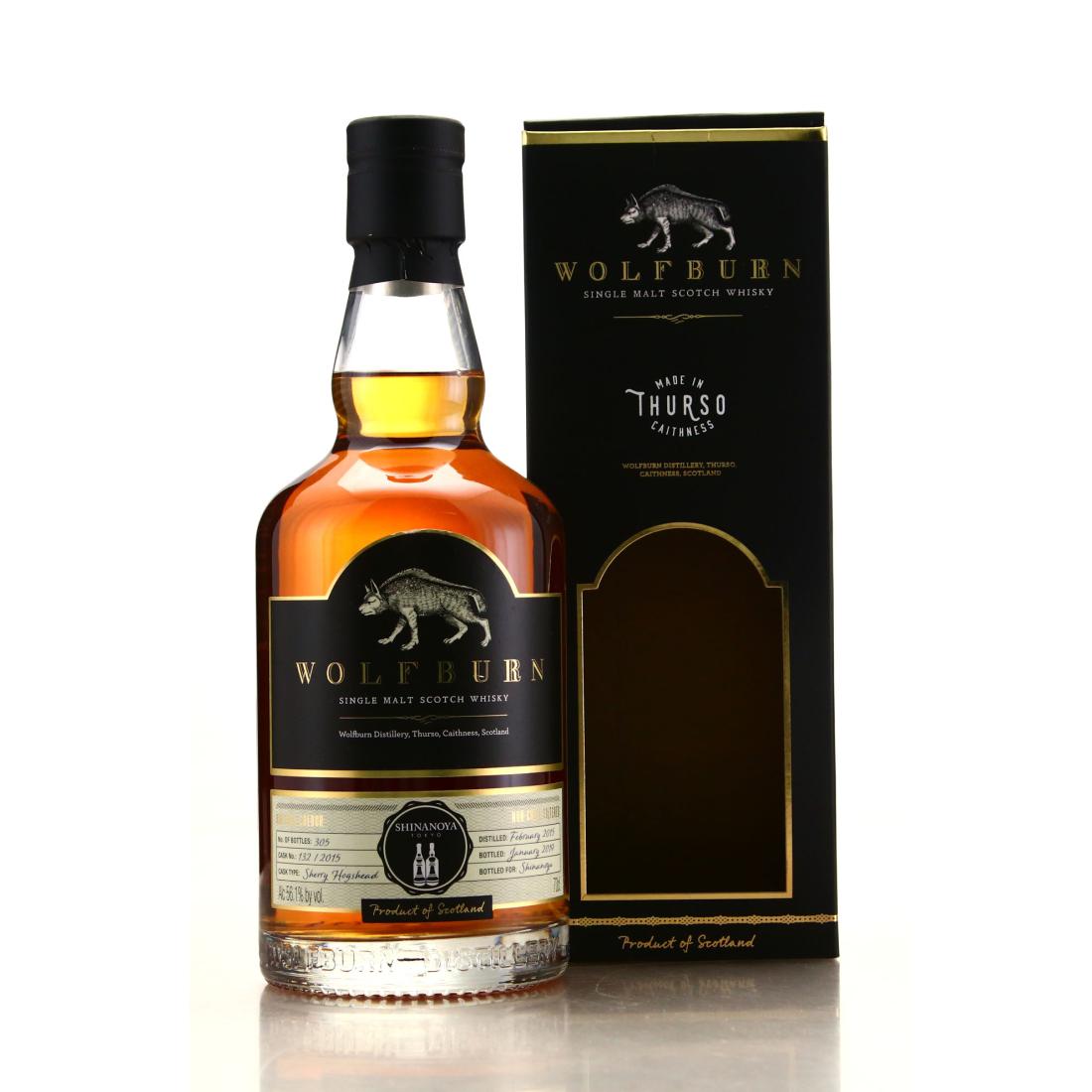 Wolfburn 2015 Single Sherry Cask #132 / Shinanoya
