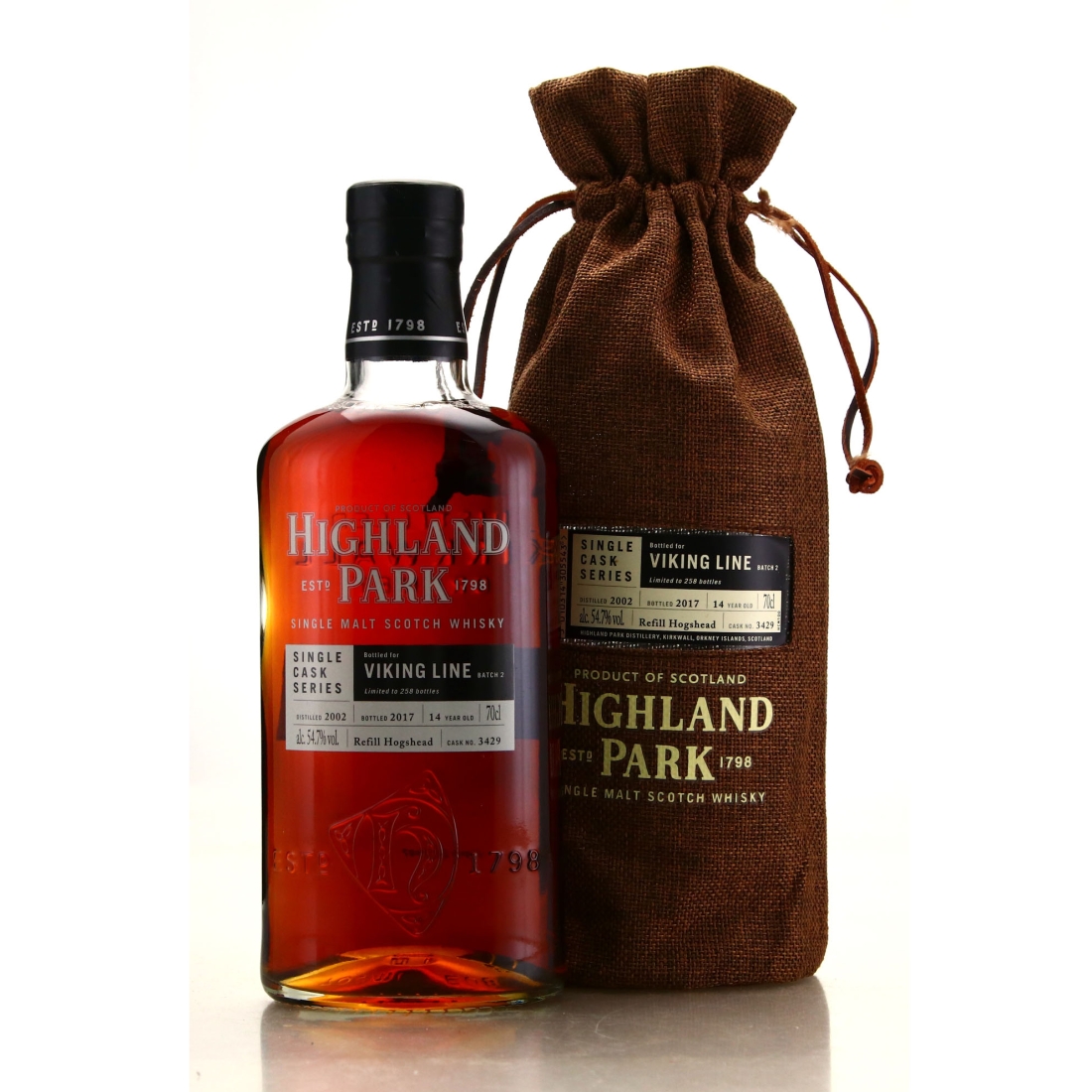 Highland Park 2002 Single Cask 14 Year Old #3429 / Viking Line Batch #2