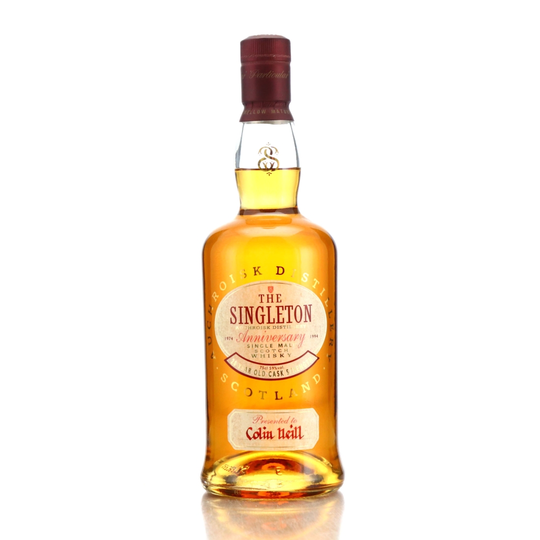Singleton of Auchroisk 1974 Anniversary 20 Year Old 75cl