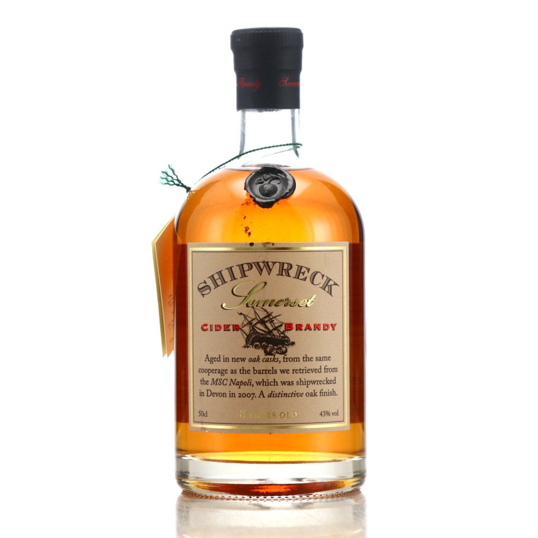 Shipwreck 8 Year Old Cider Brandy 50cl