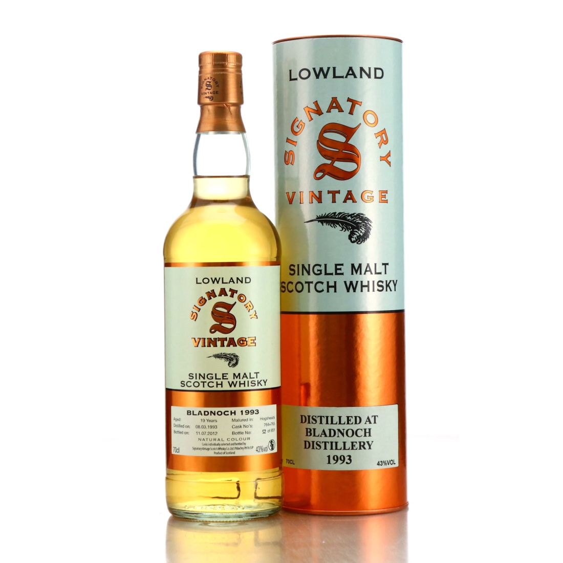 Bladnoch 1993 Signatory Vintage 19 Year Old