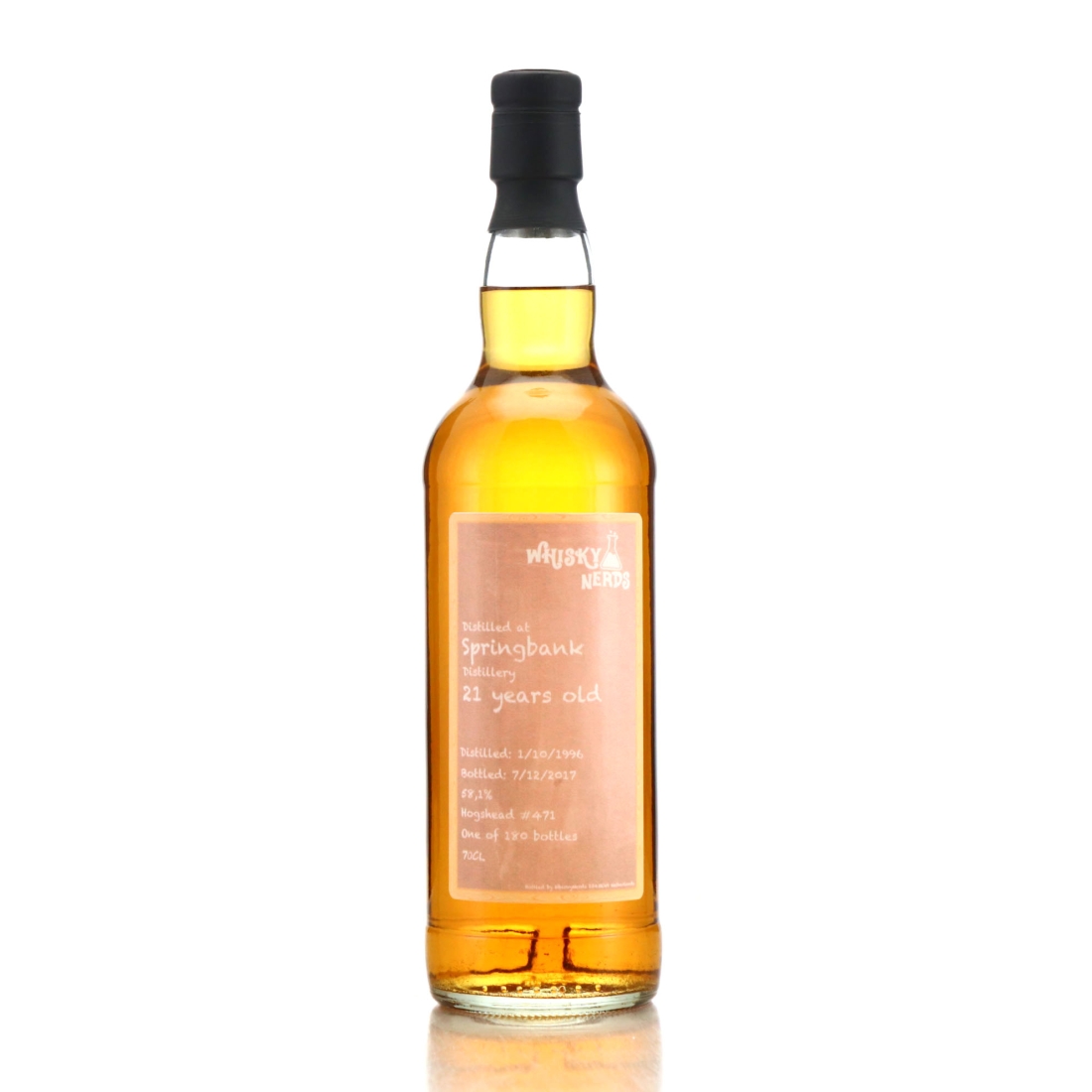 Springbank 1996 WhiskyNerds 21 Year Old