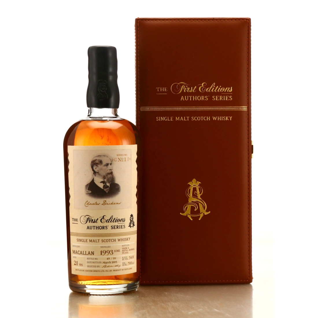 Macallan 1993 First Editions 21 Year Old Authors' Series / Charles Dickens
