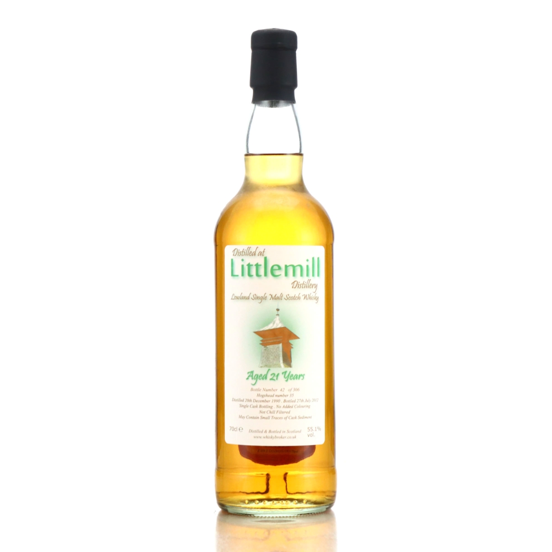 Littlemill 1990 Whisky Broker 21 Year Old