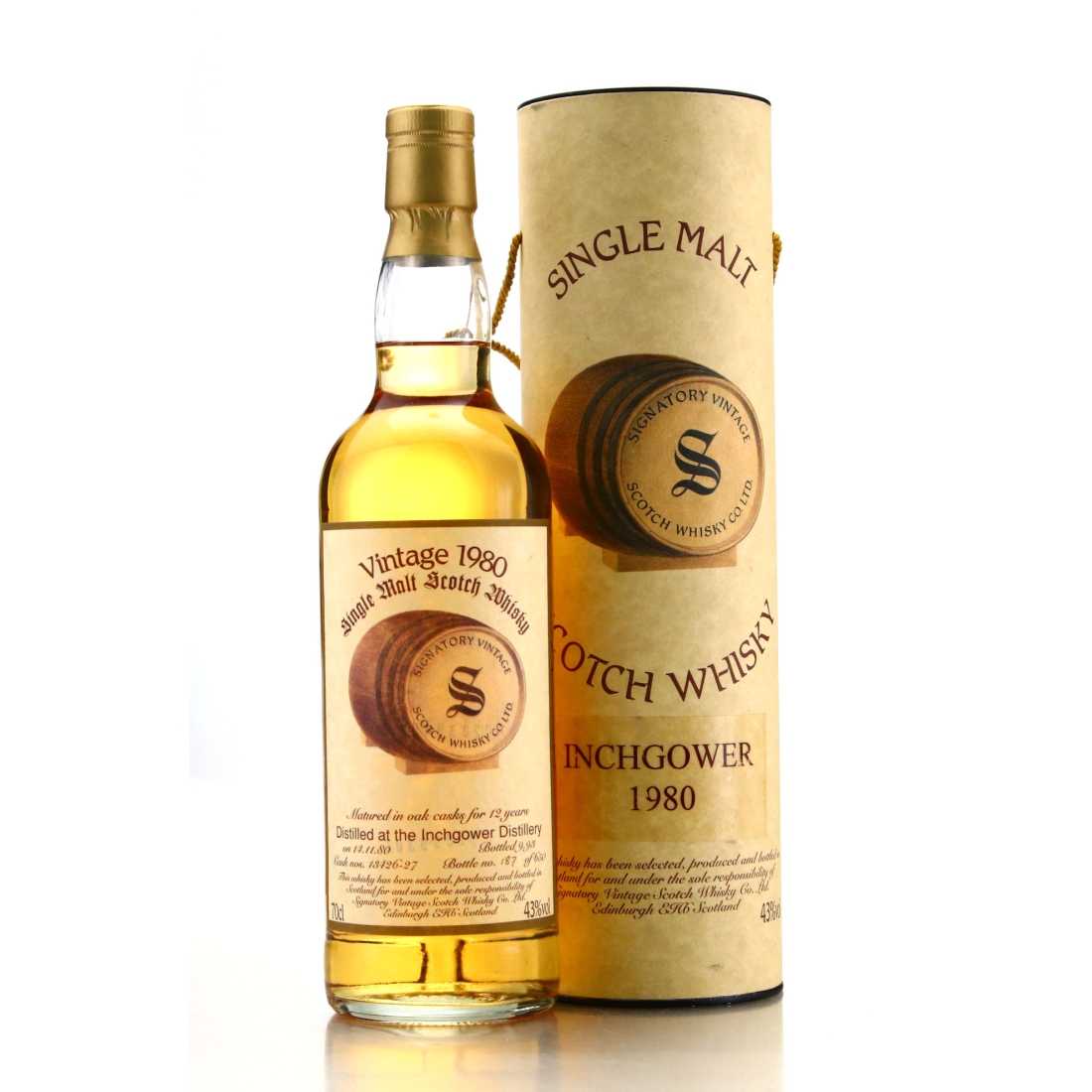 Inchgower 1980 Signatory Vintage 12 Year Old