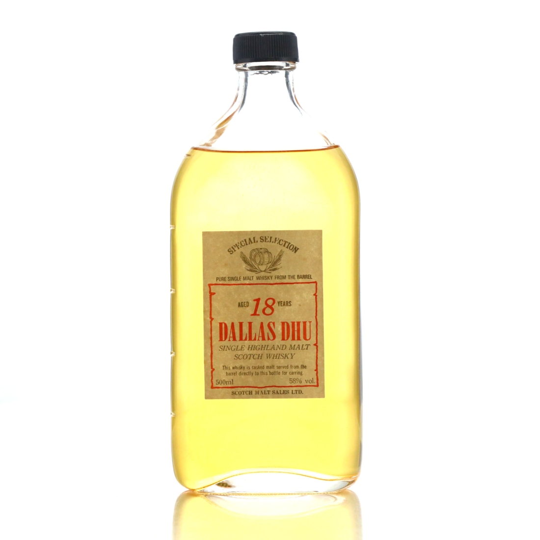 Dallas Dhu 18 Year Old Scotch Malt Sales 50cl