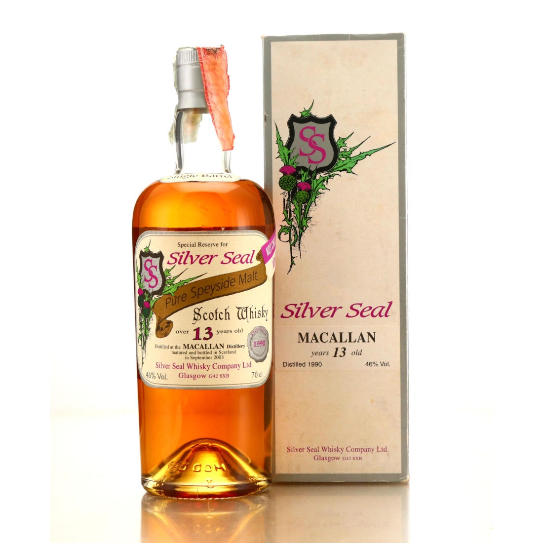 Macallan 1990 Silver Seal 13 Year Old